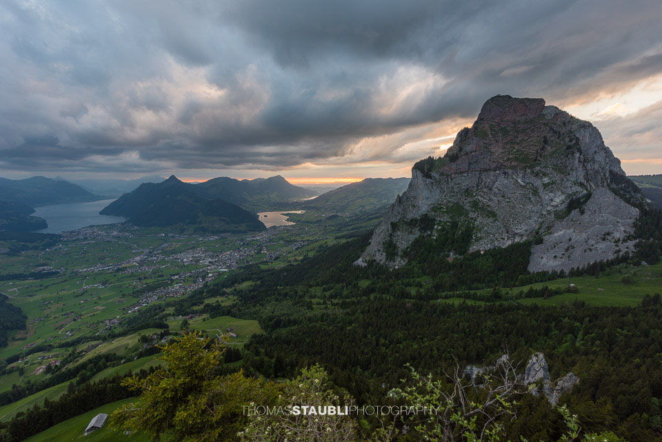 Wolkenhimmel über der Zentralschweiz