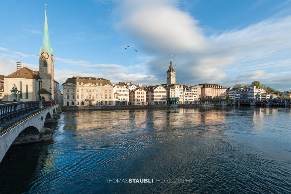 Blick von der Münsterbrücke Richtung Wühre