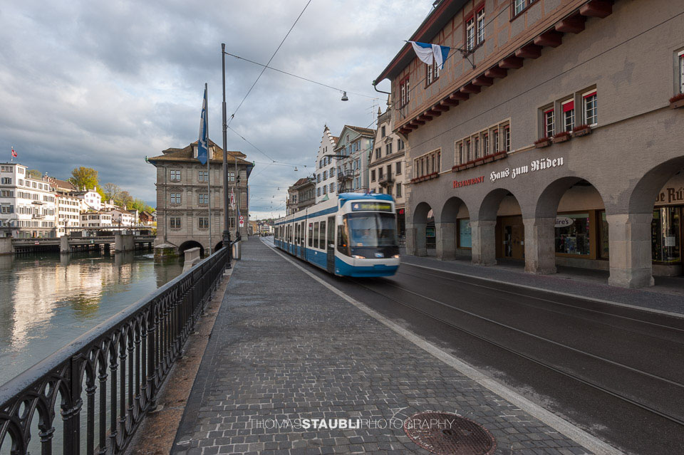 Limmatquai mit Hus zum Rüden