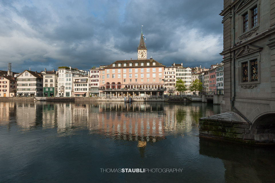 Blick vom Limmatquai Richtung Wühre