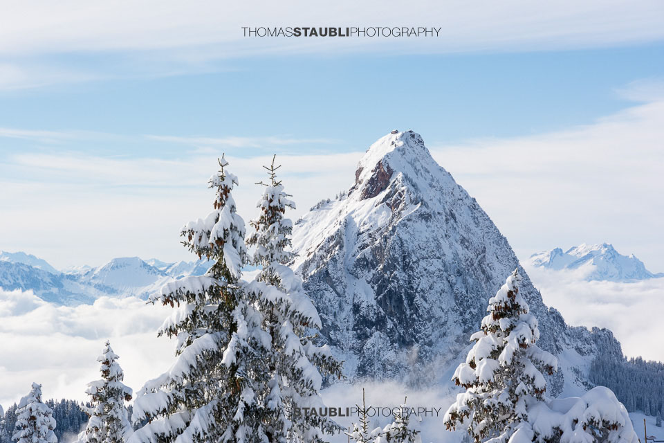 Blick vom Furggelenstock Richtung Gross Mythen