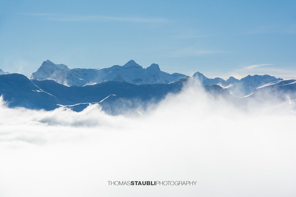 Blick vom Furggelenstock Richtung Brunnistock und Urirotstock