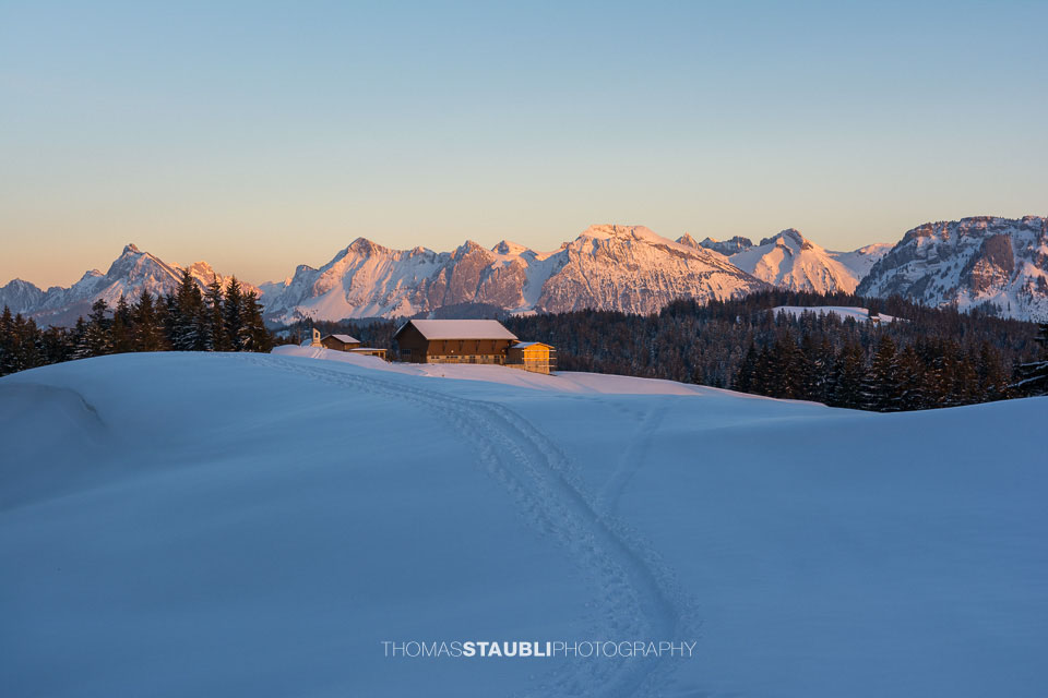 Abendstimmung über der Gueteregg