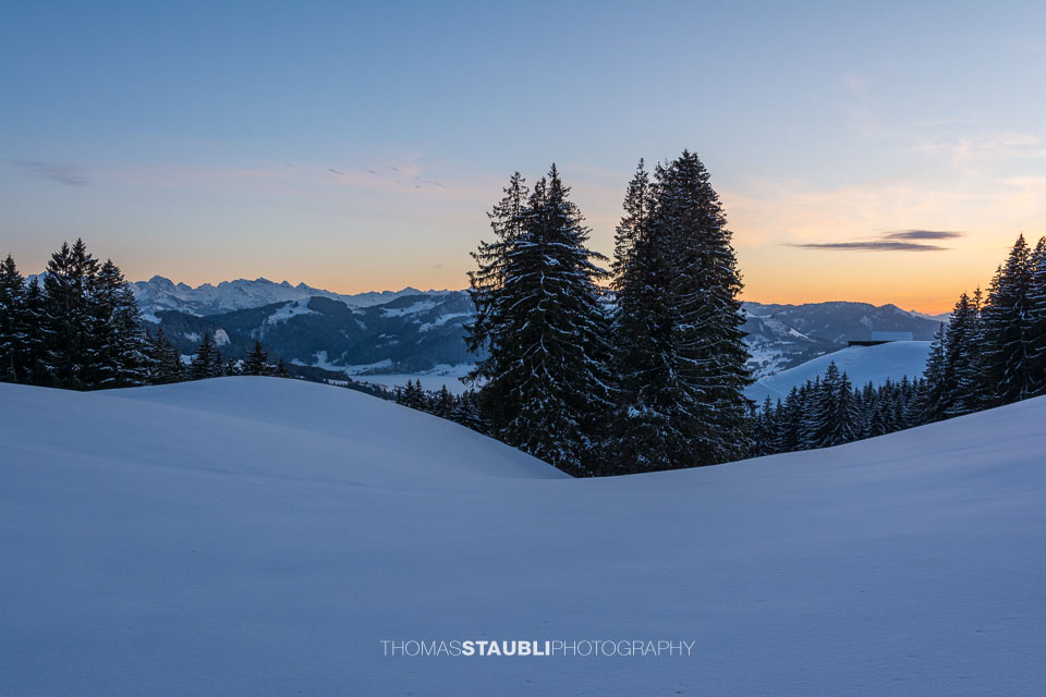 Abendstimmung auf der Gueteregg