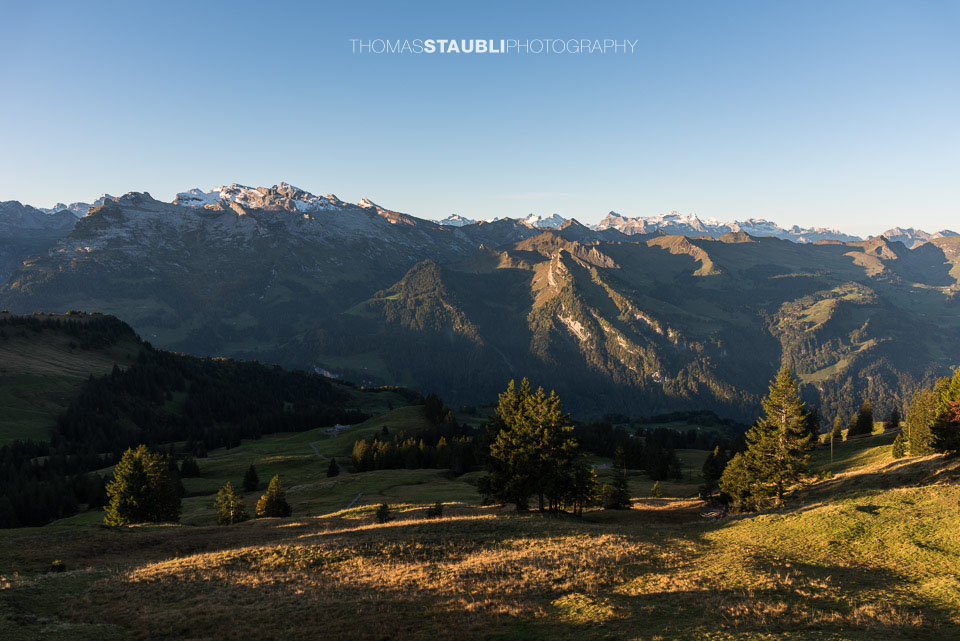 Blick vom Spirstock Richtung Urner Alpen