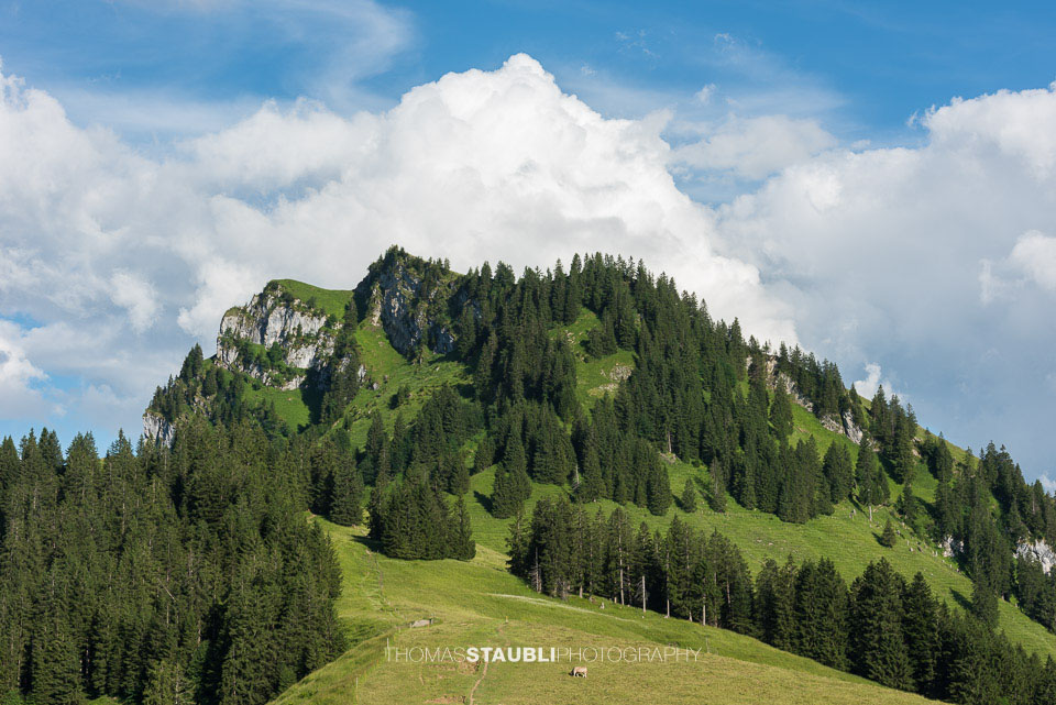 Wolken über dem Chli Aubrig