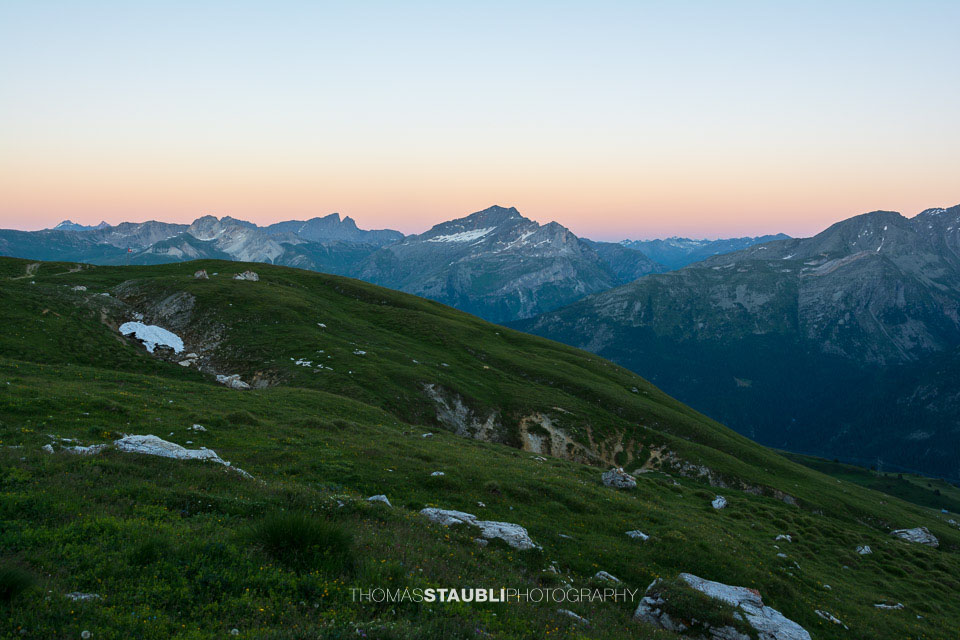 Blick von der Cufercalhütte