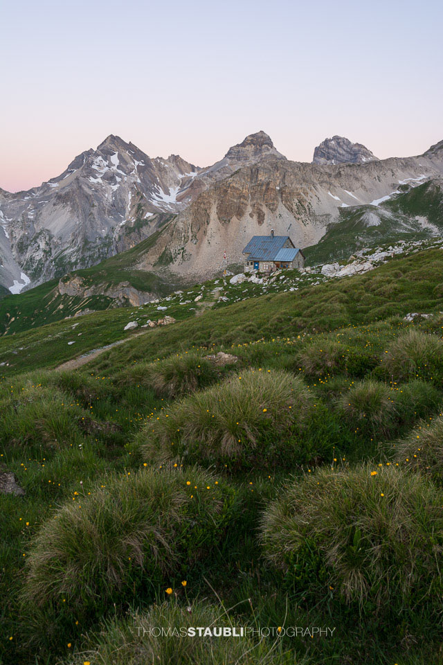 Morgenstimmung auf der Cufercalhütte