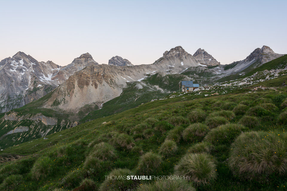Morgenstimmung auf der Cufercalhütte