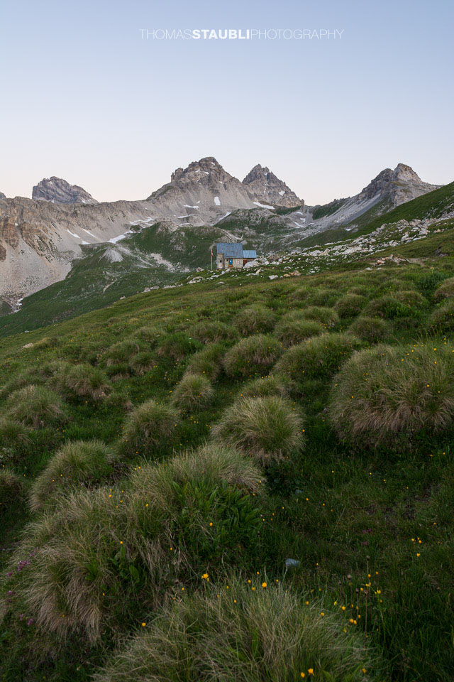 Morgenstimmung auf der Cufercalhütte