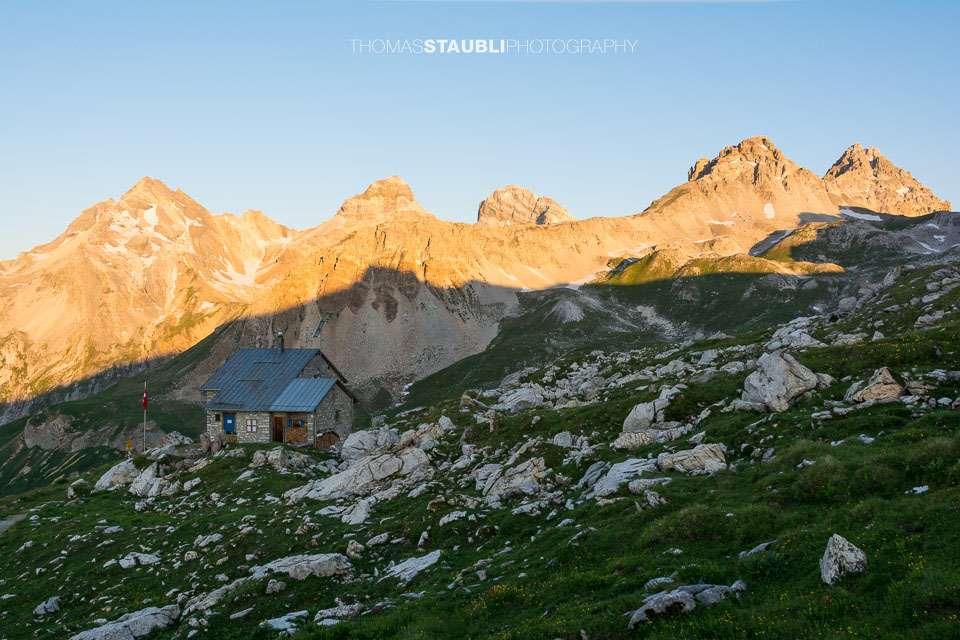 Morgenstimmung auf der Cufercalhütte