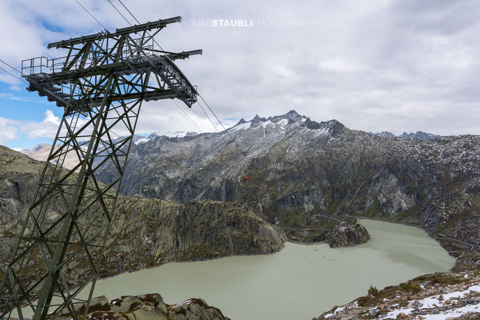 Blick hinunter Richtung Grimselsee