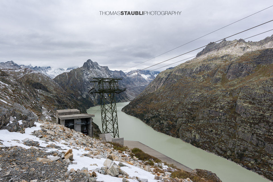 Blick hinunter Richtung Grimselsee