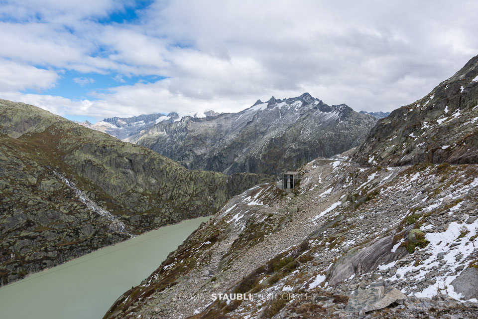 Blick hinunter Richtung Grimselsee
