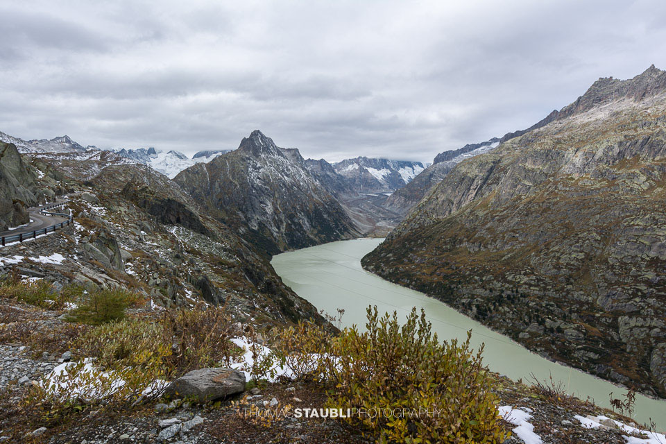 Blick hinunter Richtung Grimselsee