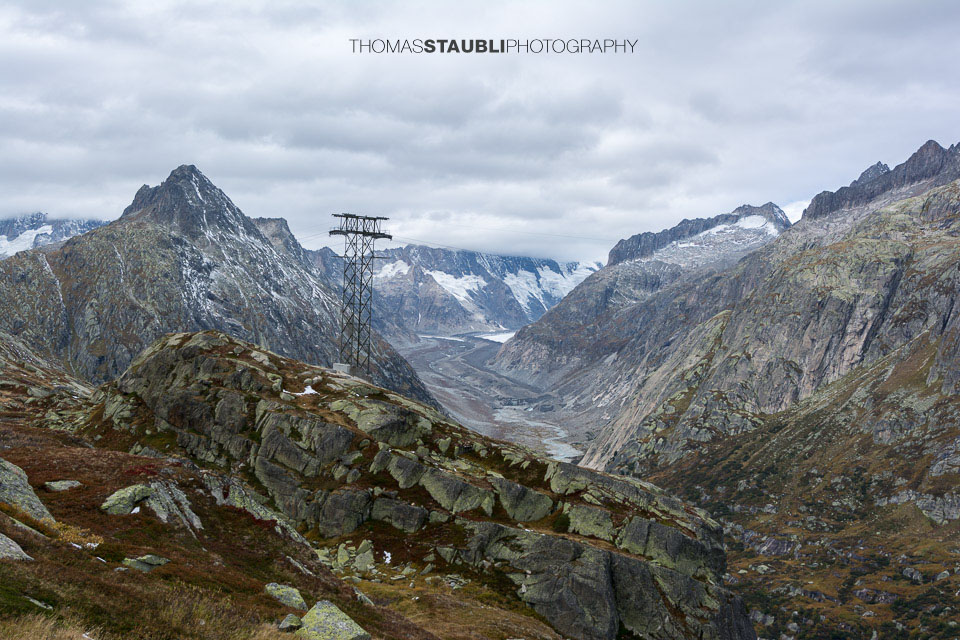 Blick Richtung Unteraargletscher