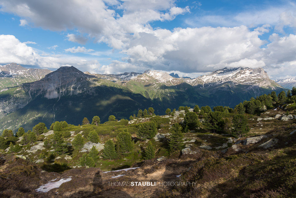 Wolken über dem Val Schons