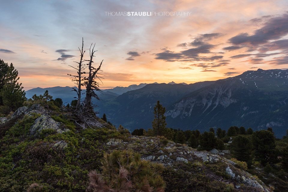 Sonnenaufgang über dem Val Schons