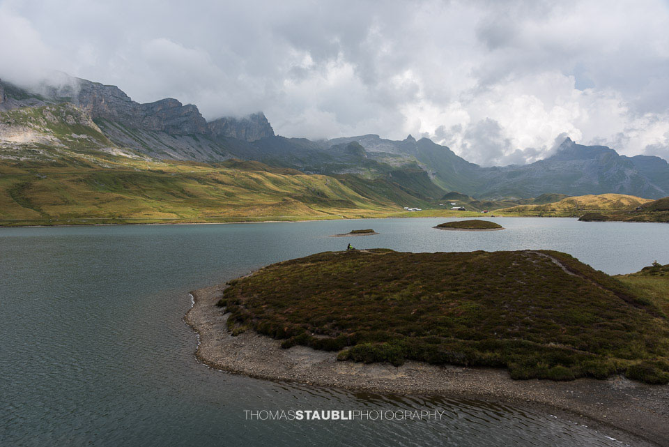 dicke Wolken über dem Tannensee
