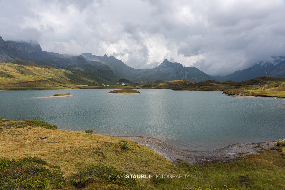 dicke Wolken über dem Tannensee