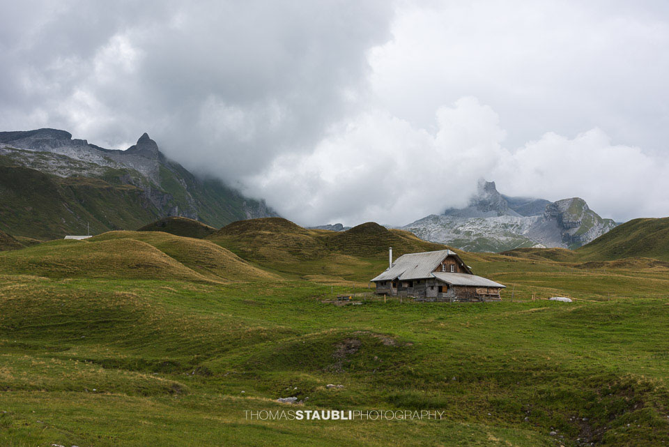 Alphütte auf der Tannalp
