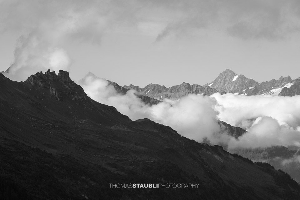 Blick von der Tannalp zum Finsteraarhorn