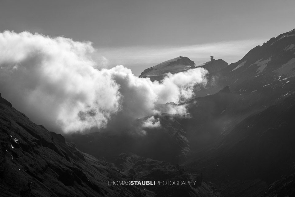 Blick zum Titlis und Klein Titlis