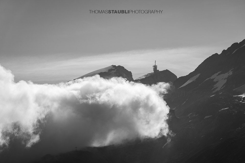 Blick zum Titlis und Klein Titlis