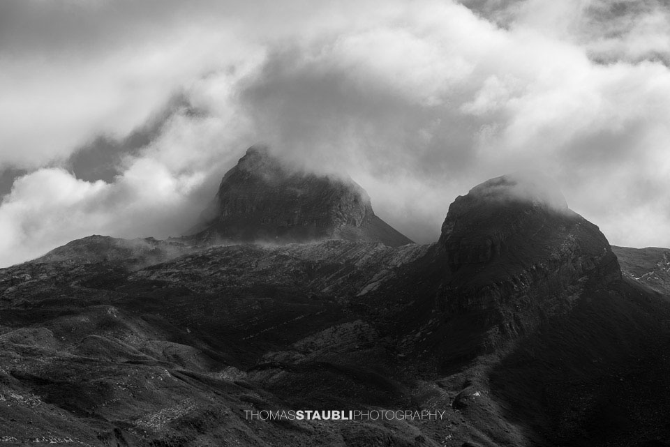 dicke Wolken über dem Graustock und Gwärtler