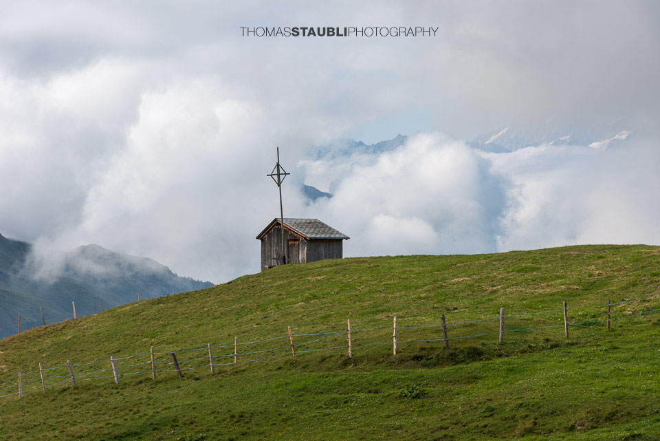 dichte Wolken über dem Gäntel
