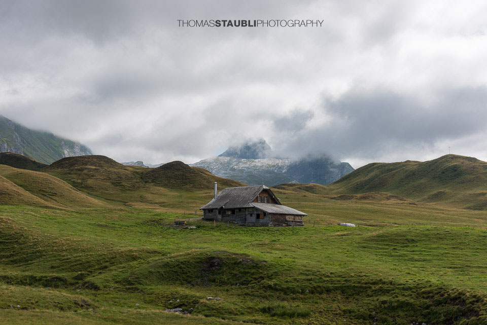 Alphütte auf der Tannalp
