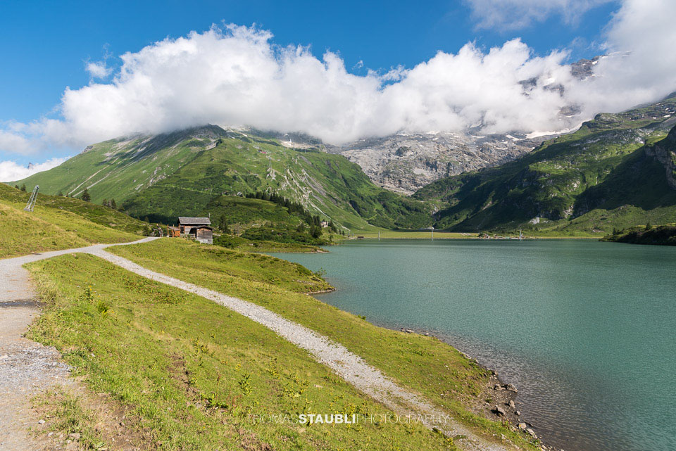 Wolkenband über dem Titlismassiv