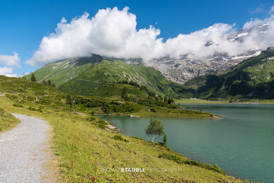 Wolkenband über dem Titlismassiv