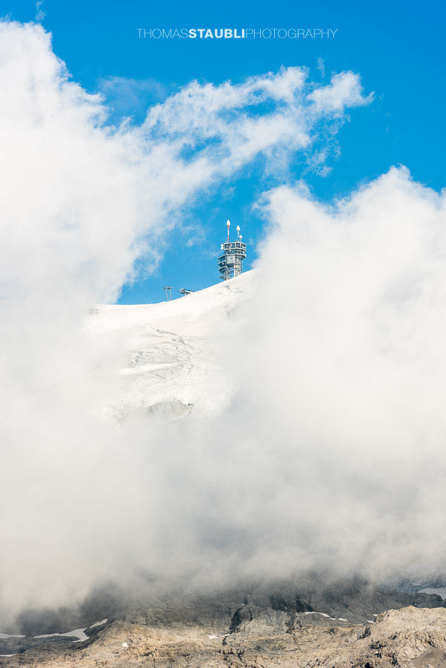 Klein Titlis in den Wolken