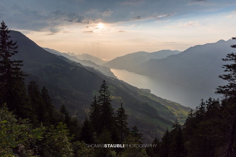Abendstimmung über dem Walensee