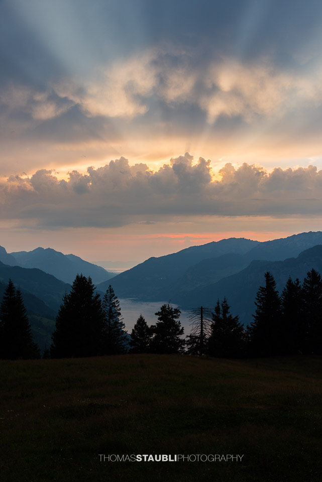Gewitterstimmung über dem Walensee