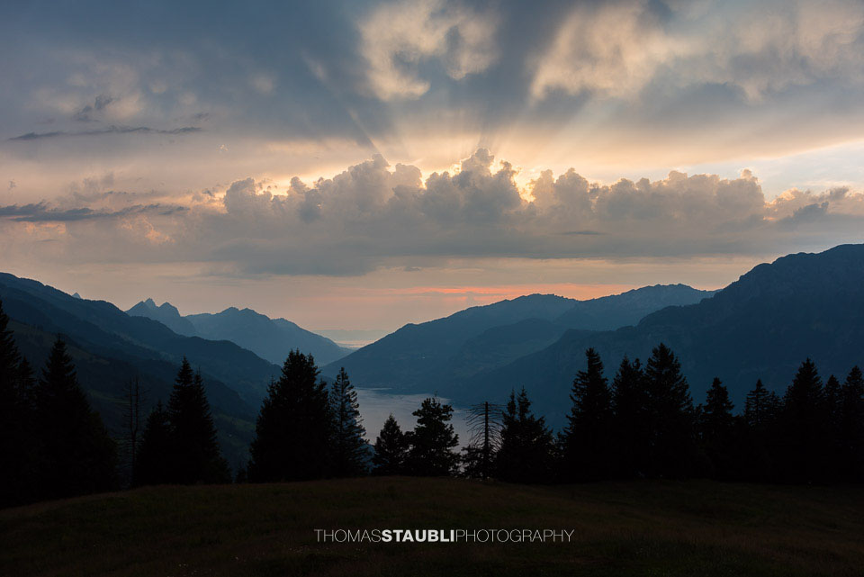 Gewitterstimmung über dem Walensee