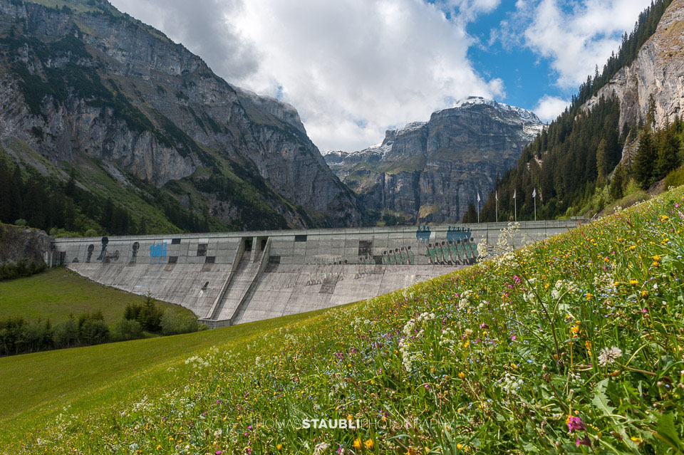 Staumauer des Lag da Pigniu