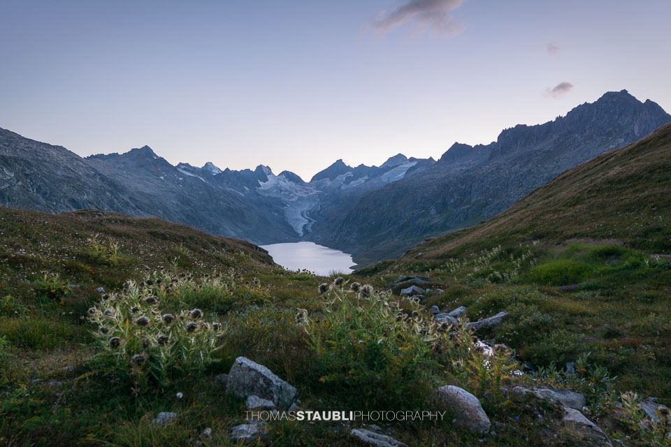 Oberaarsee mit Berner Alpenpanorama
