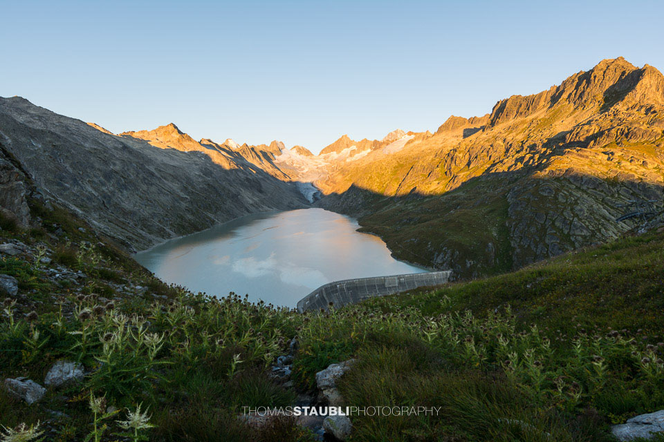 Oberaarsee mit Oberaargletscher