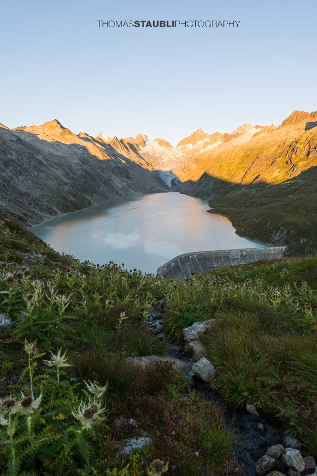Oberaarsee mit Oberaargletscher