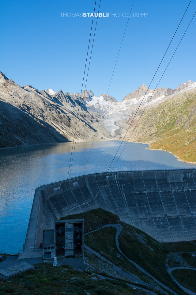 Staumauer des Oberaarsees