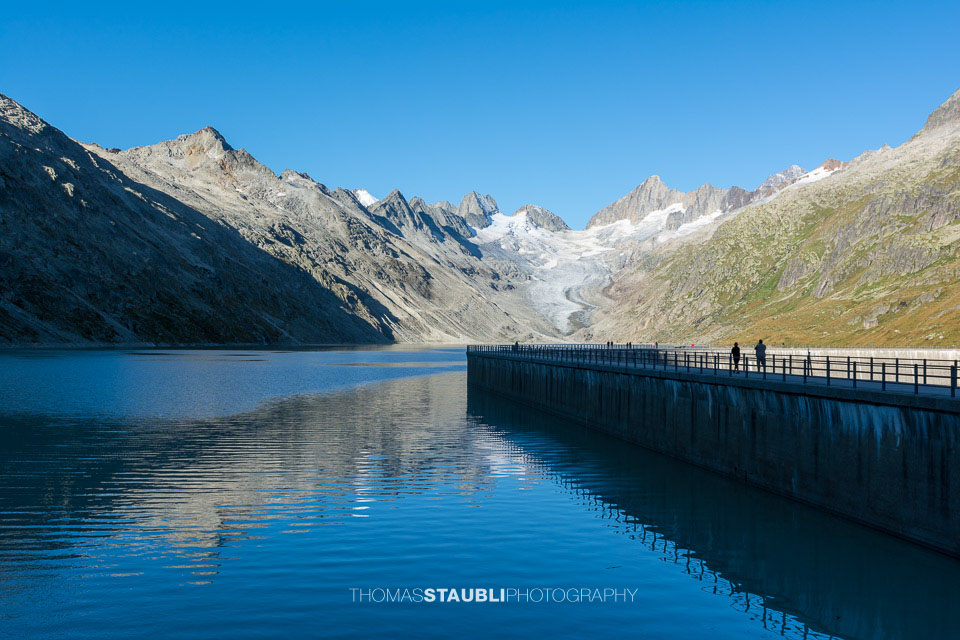 Staumauer des Oberaarsees