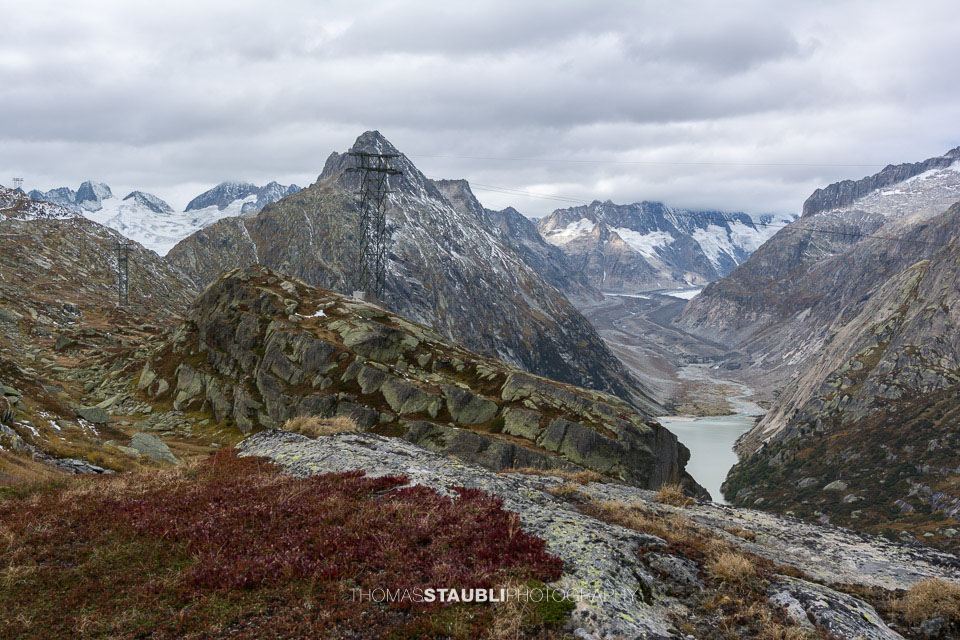 Blick zum Unteraargletscher