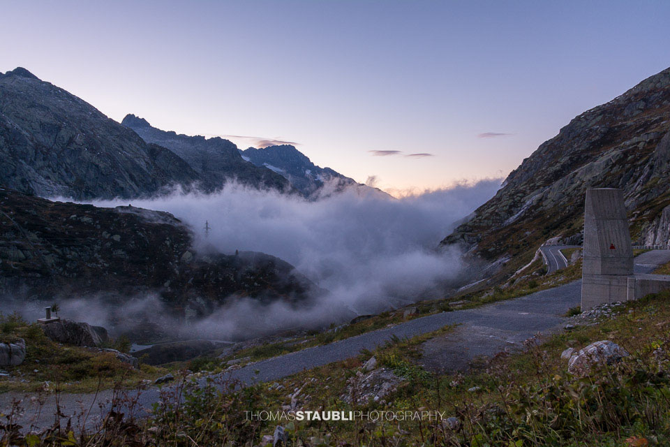 Nebel über dem Haslital