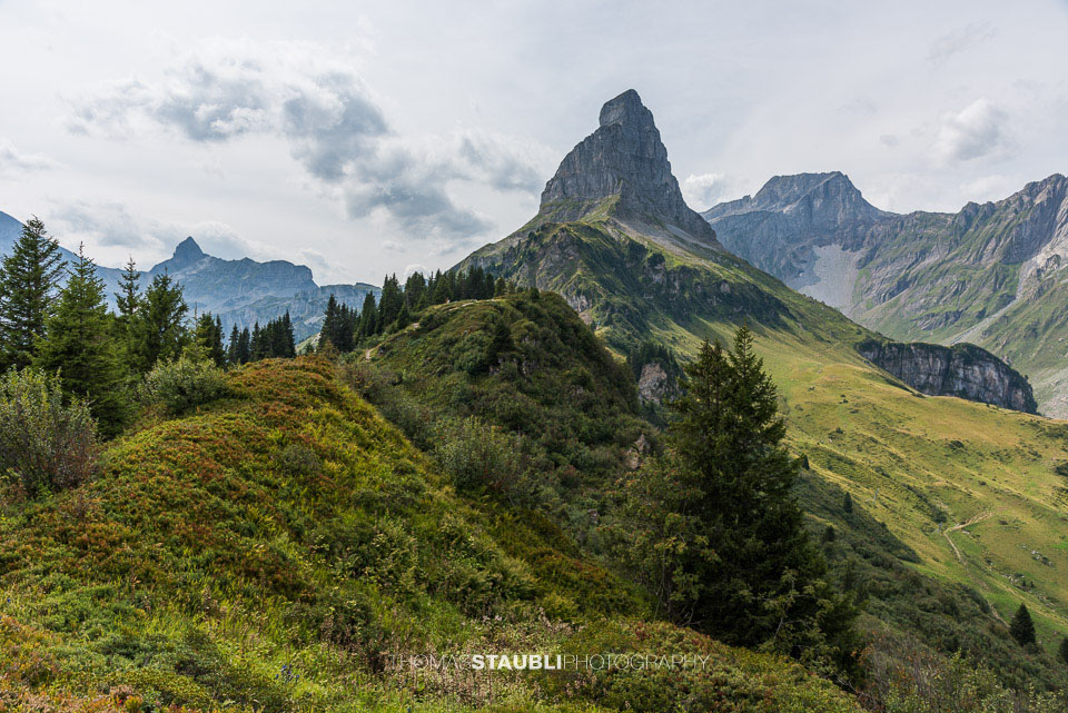 Blick vom Chnügrat Richtung Eggstöcke