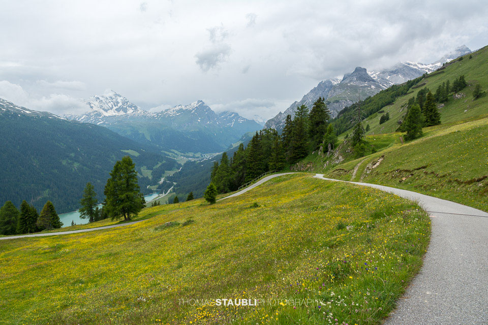 Blick nach Splügen