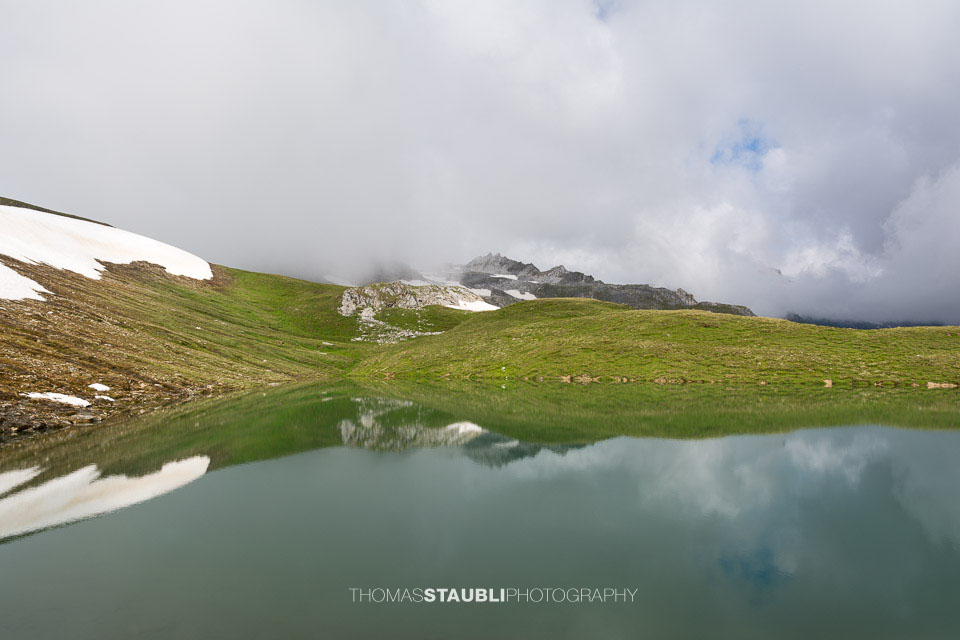 Trübes Wetter am Lai da Calandari