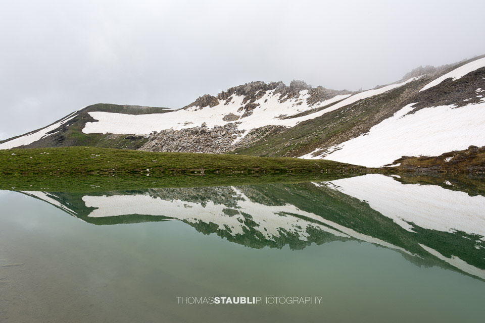 Trübes Wetter am Lai da Calandari