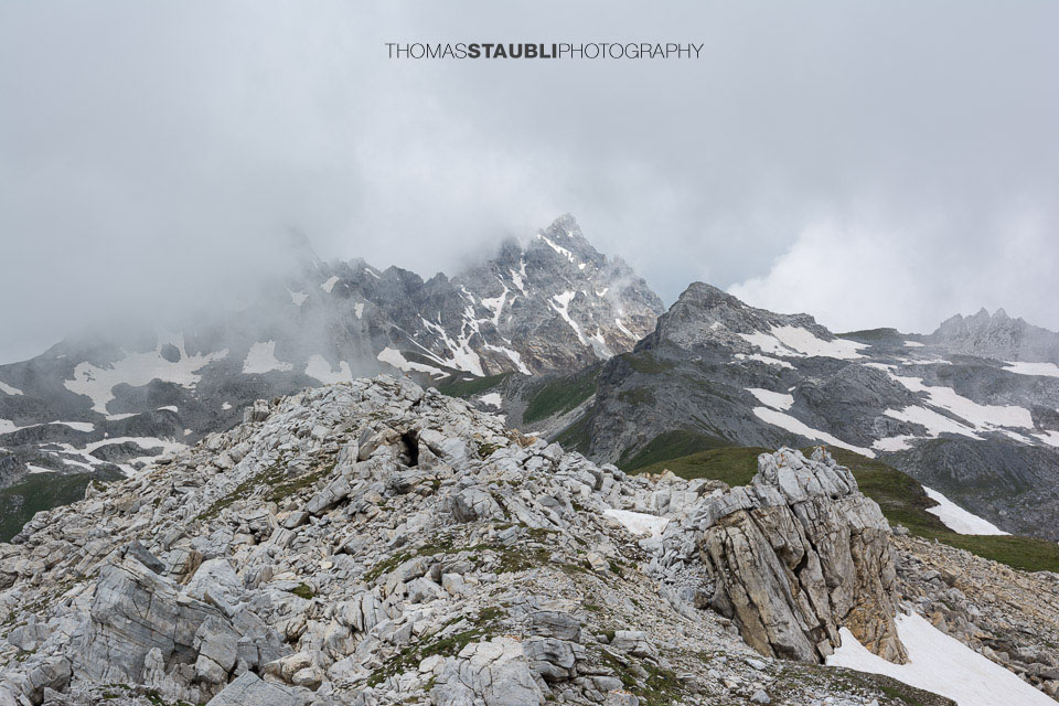 Blick beim Übergang zum Piz Calandari